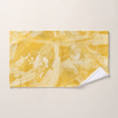 Sunshine jaune Abstrait (Serviette à main)