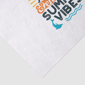 Sunshine & Joyrides - Eindeloze zomer vibes citaat Tissuepapier (Detail)