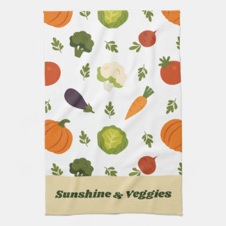 Sunshine & Légume Cute Serviette de cuisine