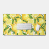 Sunshine Lemon Blossom Bureaumat (Keyboard & Muis)