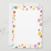 Sunshine Lemonade Anniversaire Invitation Pink (Dos)