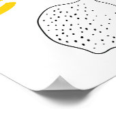 Sunshine Lemonade stand Birthday Party Poster (Hoek)