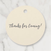 Sunshine Little One Baby shower Bedankjes Labels (Achterkant)