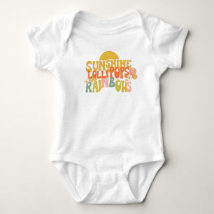 "Sunshine Lollipops and Rainbows" Bodysuit