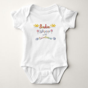Sunshine, Lollipops en Rainbogen Romper