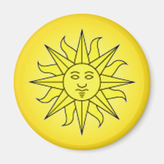 Sunshine Magnet Magneet (Voorkant)