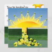 SUNSHINE MATCH Uitnodiging (Voorkant / Achterkant)