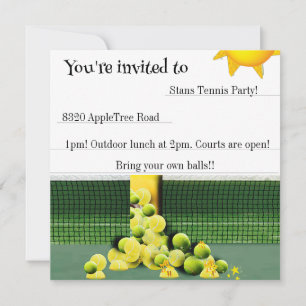 SUNSHINE MATCH Uitnodiging