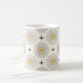 Sunshine met Face Celestial Seamless Pattern Koffiemok (Center)