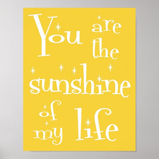 Sunshine of My Life Poster (Voorkant)