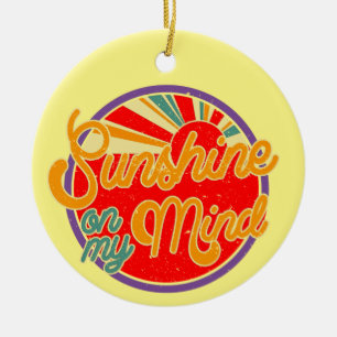 Sunshine on My Mind - leuke zomer Keramisch Ornament