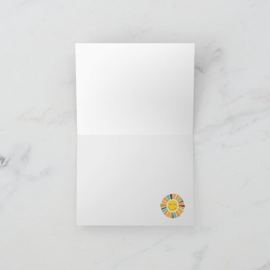 Sunshine One au soleil Hippie Boho Retro Merci (Intérieur)