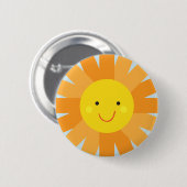 Sunshine Party Button- Badge for Party Ronde Button 5,7 Cm (Voorkant /achterkant)