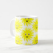 Sunshine Pattern Baby Koffiemok (Voorkant links)