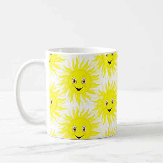 Sunshine Pattern Baby Koffiemok (Links)