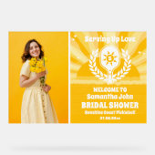 Sunshine Pickleball Fête des mariées Photo Bienven (Recto)