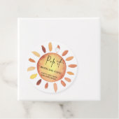 Sunshine Pop als ze pop Bedankjes Labels (In situ)