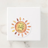 Sunshine Pop the bubbly Bedankjes Labels (In situ)