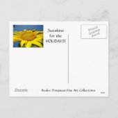 SUNSHINE Post Kaart Sun Flower Briefkaarten Feestd (Achterkant)