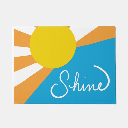 Sunshine Rays of Happiness by @ Cathy Thompson Deurmat (Voorkant)