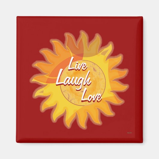 Sunshine Red Magneet (Voorkant)