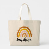 Sunshine - Regenboogzon - Canvas tas (Achterkant)