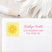 Sunshine Return Address Label (Insitu)
