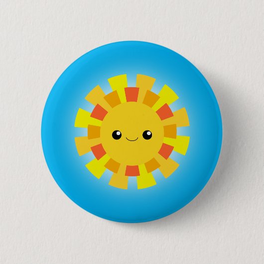 Sunshine Ronde Button 5,7 Cm (Voorkant)