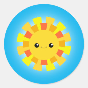 Sunshine Ronde Sticker