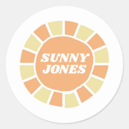 SUNSHINE RONDE STICKER