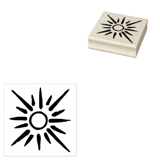 Sunshine Rubberstempel (Gestempeld)