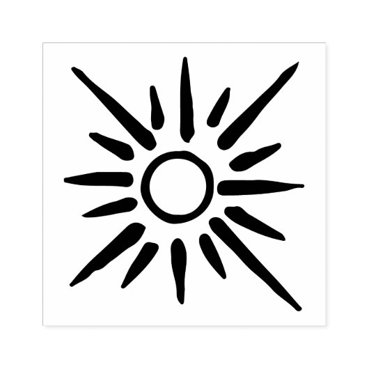 Sunshine Rubberstempel (Afrduk)