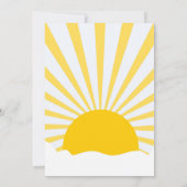 sunshine SCHOOL'S OUT FOR SUMMER enseignant carte  (Dos)