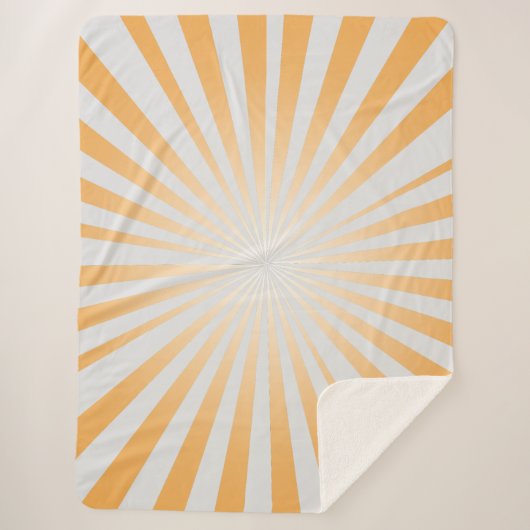 Sunshine Serenade Sherpa Deken (Voorkant)