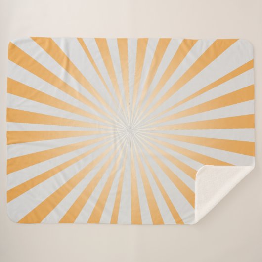 Sunshine Serenade Sherpa Deken (Voorkant (horizontaal))