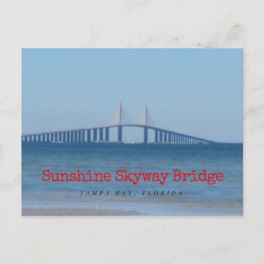 Sunshine Skyway Bridge Briefkaart (Voorkant)