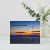 Sunshine Skyway Bridge, Florida Briefkaart (Staand voorkant)
