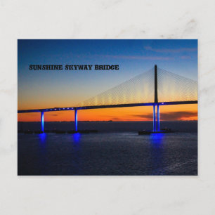 Sunshine Skyway Bridge, Florida Briefkaart