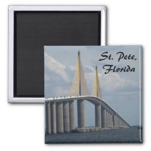 Sunshine Skyway Bridge Floride Magnet photo