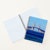 Sunshine Skyway Bridge Spiral Notebook Notitieboek (Binnen)