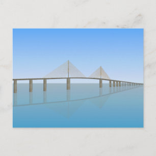 Sunshine Skyway Bridge Tampa Bay: Briefkaart