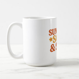 Sunshine Soul & Sass Retro 70s-Geïnspireerd vet ci Koffiemok