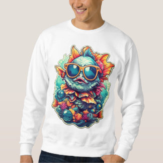 Sunshine Splash Funky Fish T-shirt. Trui