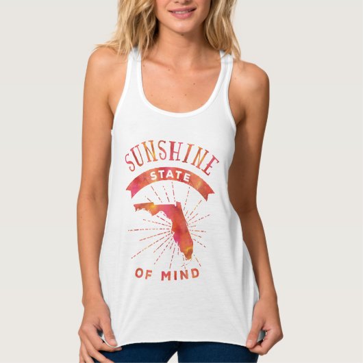 Sunshine State of Mind Florida Tanktop (Voorkant)