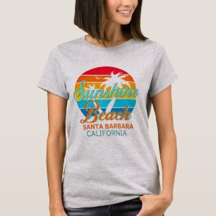 Sunshine strand Santa Barbara Californië T-shirt