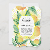Sunshine Summer Baby Shower Invitations (Devant)