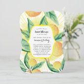 Sunshine Summer Baby Shower Invitations (Debout devant)