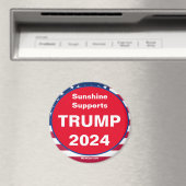 Sunshine Support TRUMP 2024 Patriotic magnet Magneet (Insitu (Vaatwasser))