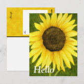 Sunshine Sur Une Carte Postale Stick (Devant / Derrière)