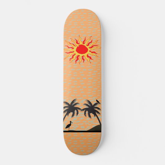 Sunshine Surfboard Skateboard (Voorkant)
